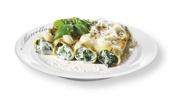 Cannelloni with ricotta and spinach